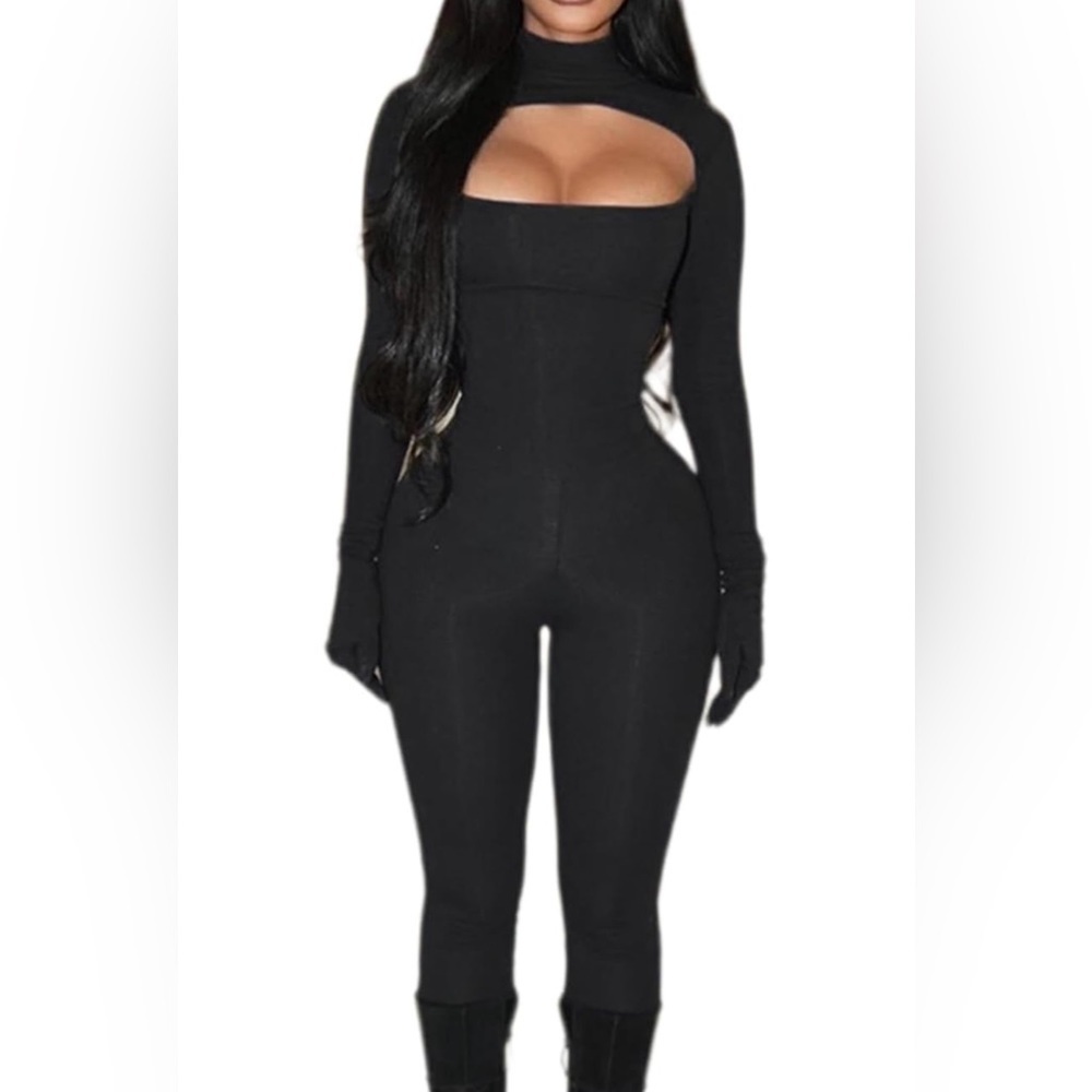 Sexy body-con one piece jumpsuit